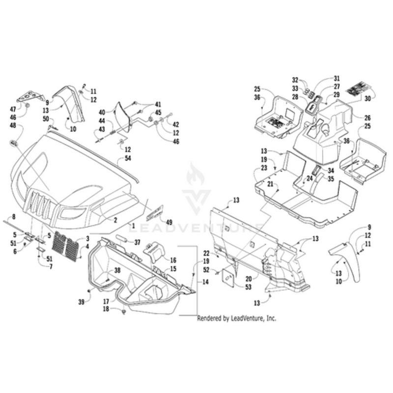 Floor (Inc. 24) by Arctic Cat