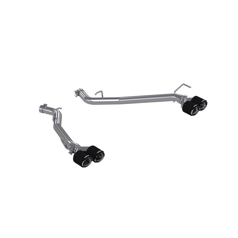 MBRP 20-23 Ford Explorer ST 3.0L EcoBoost Dual Rear Exit Axle Back w/ Quad Carbon Fiber Tips – T304