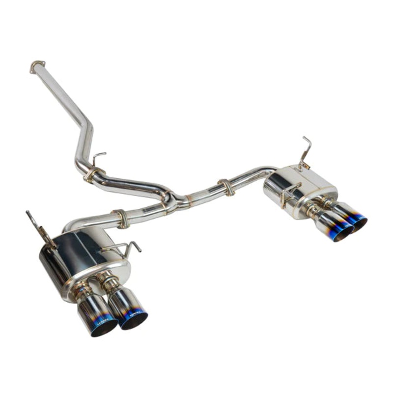 Remark Sports Touring Catback Exhaust Burnt Tips Non Resonated – 2022+ WRX
