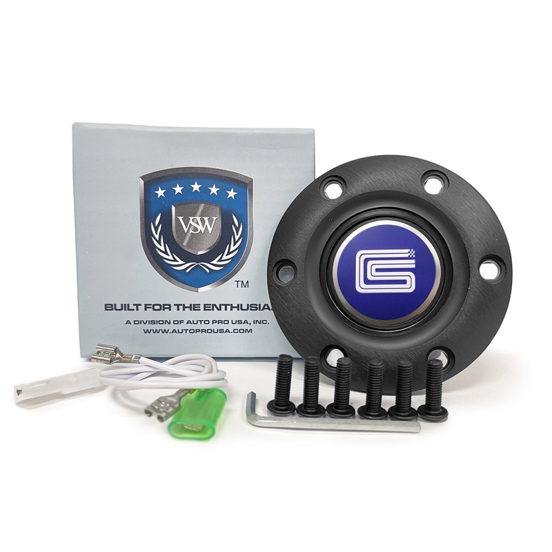 VSW S6 | CS Shelby Emblem | Black Horn Button | STE1051BLK