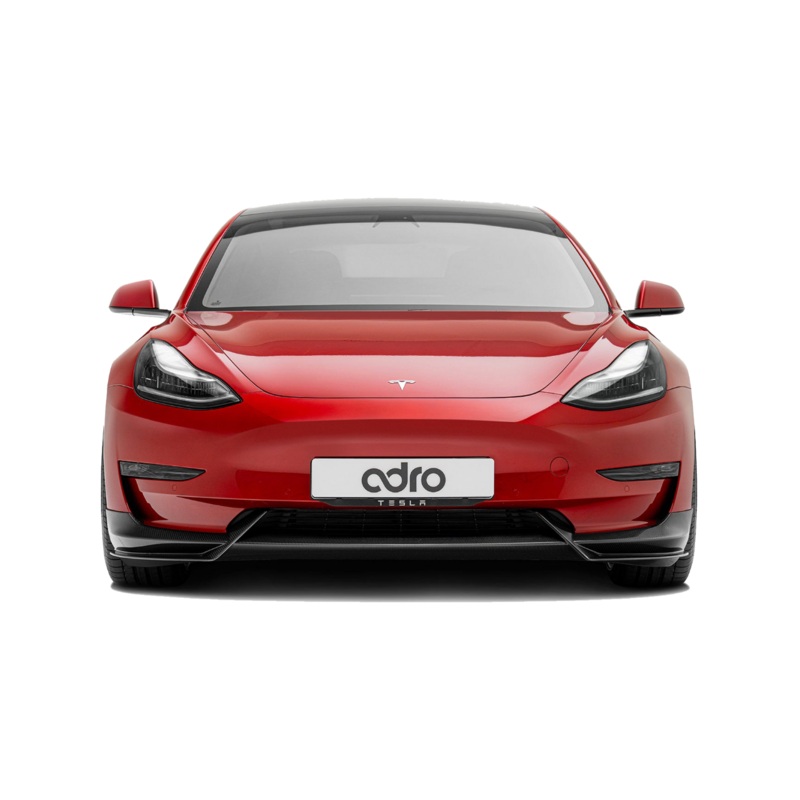 ADRO TESLA MODEL 3 PREMIUM PREPREG CARBON FIBER FRONT LIP