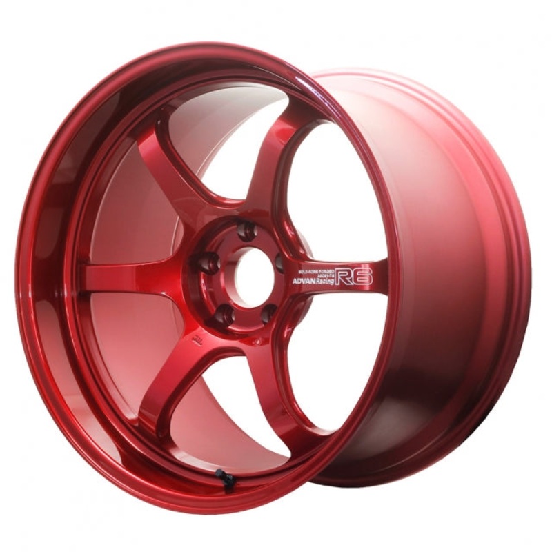 Advan Racing R6 Wheel – 20×10.0 +45 | 5×114.3 | Racing Candy Red