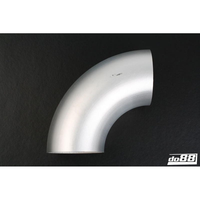 Aluminum pipe 90 100×3 mm, long radius