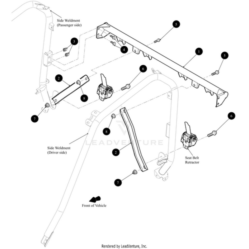 Cross Bar Med Grn-Weld by Arctic Cat