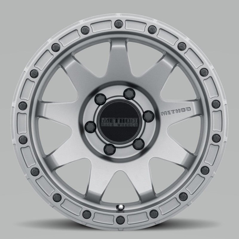 Method MR317 17×8.5 0mm Offset 6×5.5 106.25mm CB Matte Titanium Wheel | MR31778560800