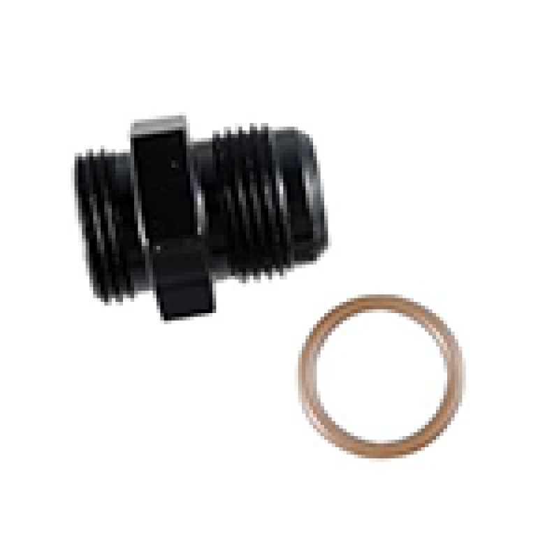 Fragola -16AN x 1 5/16-16 (16) Radius Fitting – Black