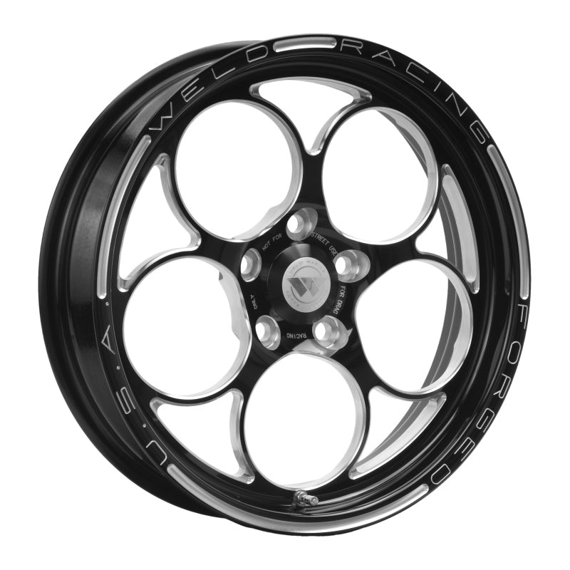 Weld Magnum 1-Piece 17×4.5 / 5×4.75 BP / 2.25in. BS Black Wheel – Non-Beadlock