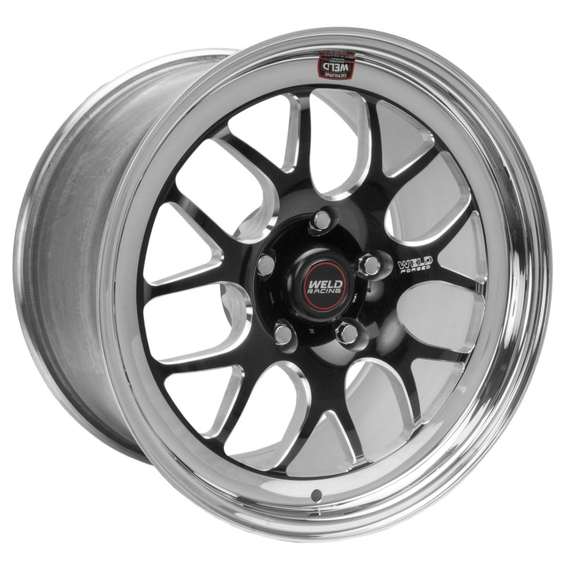 Weld S77 17×9 / 5×4.5 BP / 4.2in. BS Black Wheel (High Pad) – Non-Beadlock