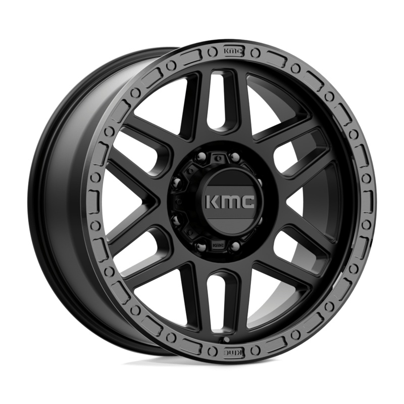 KMC Wheels KM544 Mesa 20″ 8×170 Satin Black With Gloss Black Lip