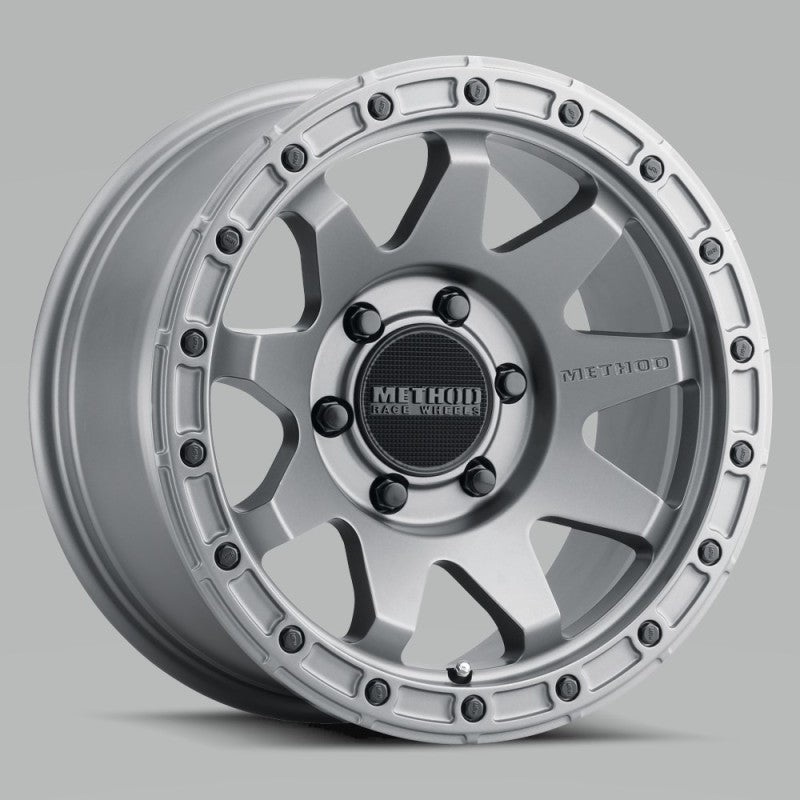 Method MR317 17×8.5 0mm Offset 6×135 87mm CB Matte Titanium Wheel