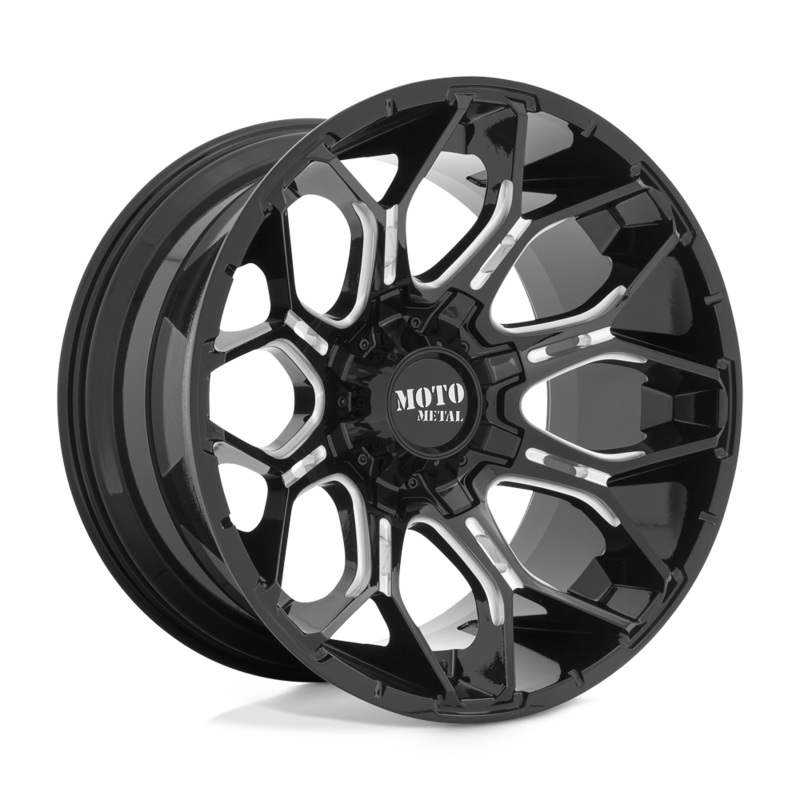 Moto Metal Wheels MO808 Sniper 20″ 5×127/5×139.7 Gloss Black Milled