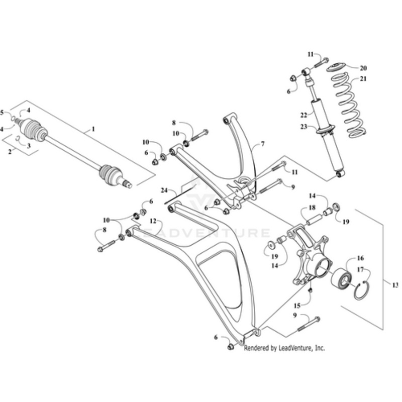 Suspension Spring – Black by Arctic Cat