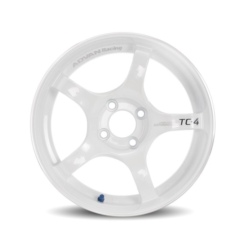 Advan TC4 18×8 +45 5-114.3 Racing White Wheel