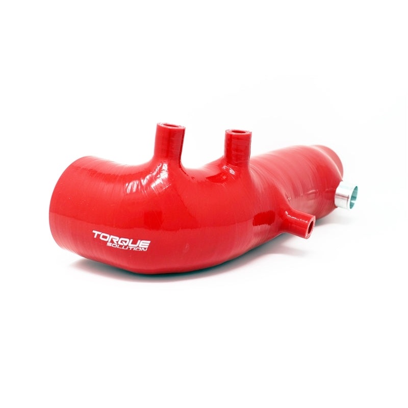 Torque Solution Turbo Inlet Hose Black: 02-07 Subaru WRX/04-18 STI/05-09 Legacy GT/04-13 FTX – Red