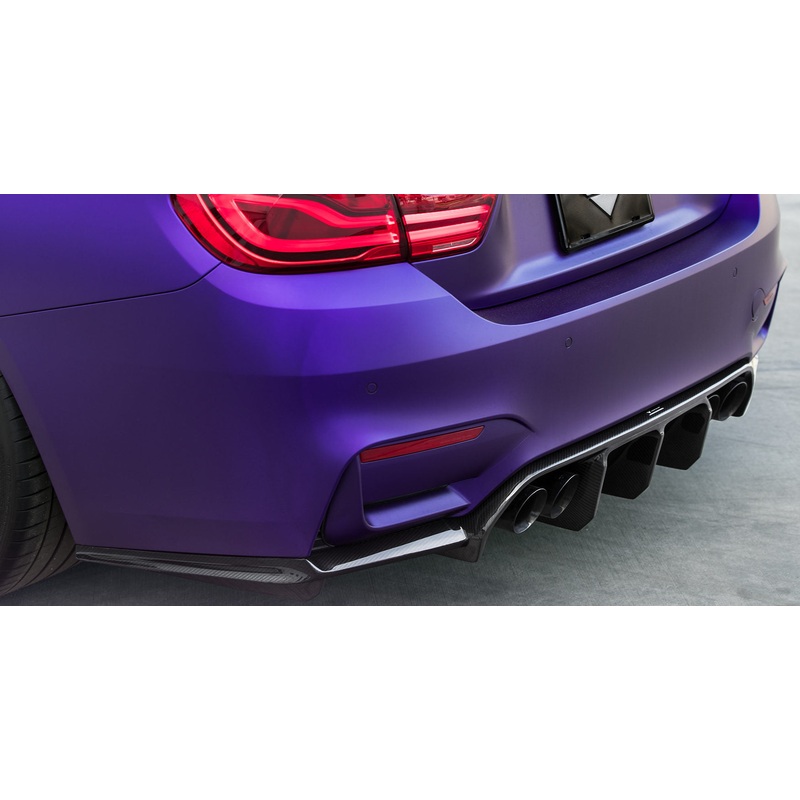 Vorsteiner 2014+ BMW M3/M4 (F8X) VRS GTS-V Rear Diffuser Carbon Fiber PP 2×2 Glossy
