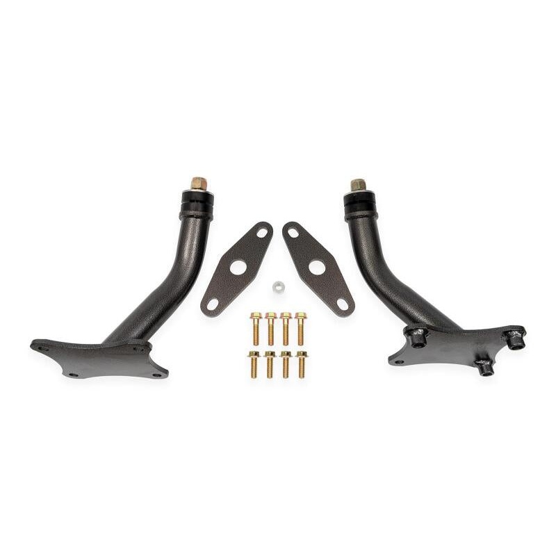 BMR 16-24 Chevrolet Camaro (6th Gen) Motor Mount Kit w/ Solid Bushings – Black Hammertone