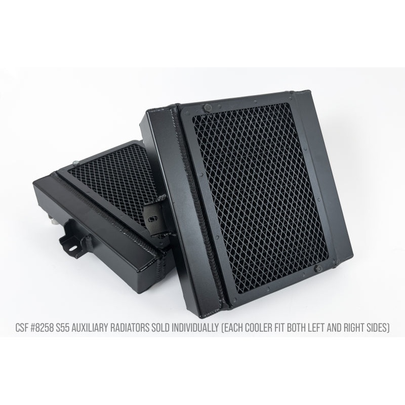 CSF BMW F8X M3/M4/M2C Auxiliary Radiators w/ Rock Guards (Sold Individually – Fits Left and Right