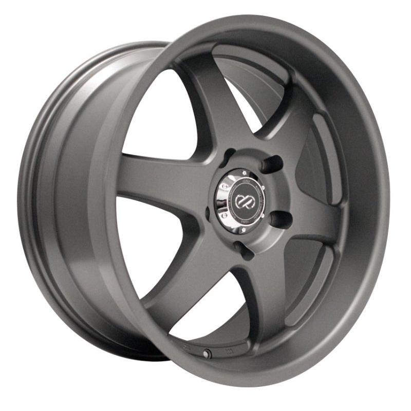 Enkei ST6 18×8.5 20mm Offset 6×139.7 Bolt Pattern 108.5 Bore Dia Matte Gunmetal Machined Wheel