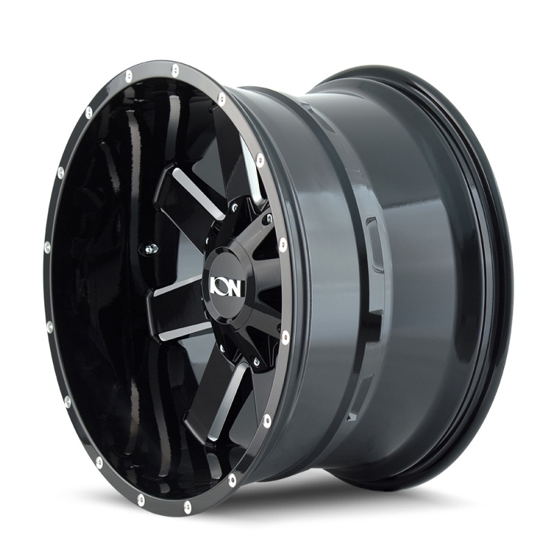 ION Type 141 18×9 / 6×135 BP / 18mm Offset / 106mm Hub Gloss Black Milled Wheel