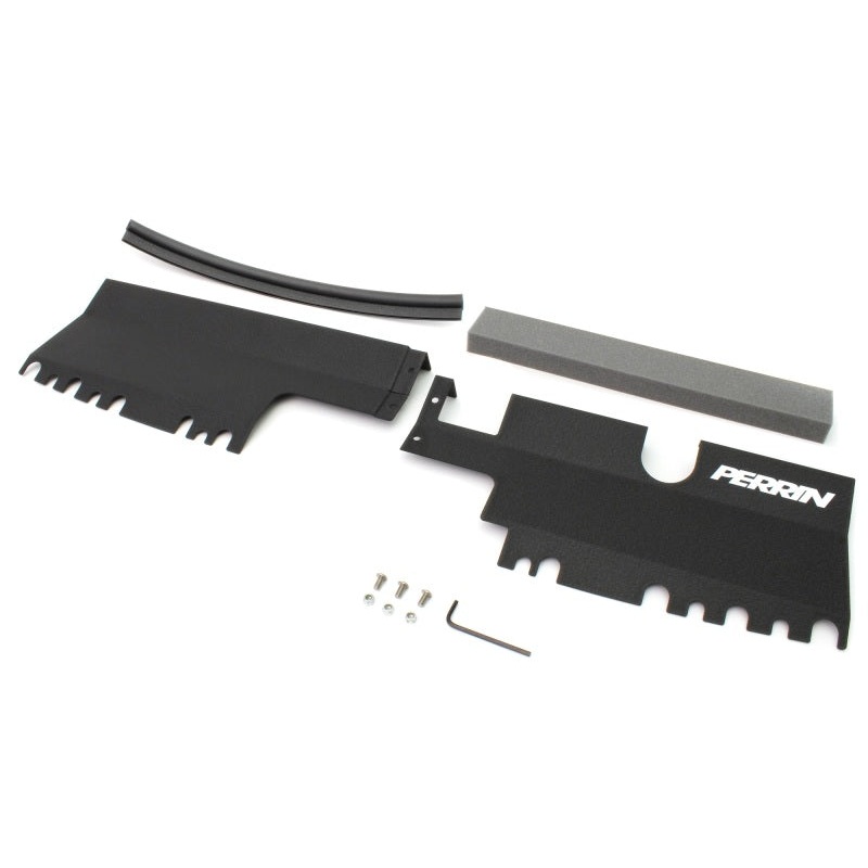 Perrin 15-21 WRX/STI Radiator Shroud | Without OEM Intake Scoop – Black | PSP-ENG-512-2BK