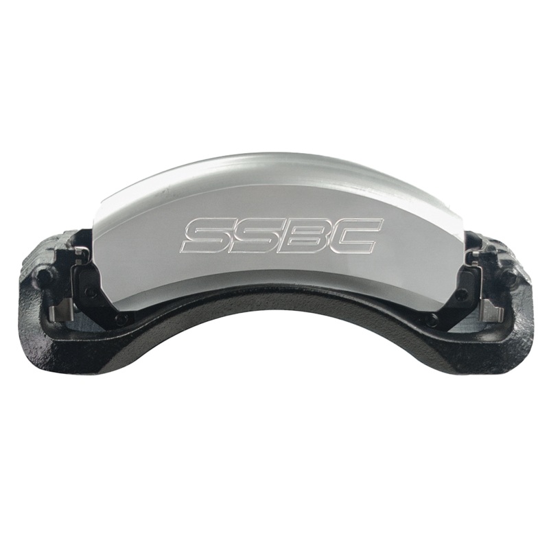American Made Tri-Power 3-Piston Left Rear Caliper Assembly W/Pads. Clear CPA-22170-1A
