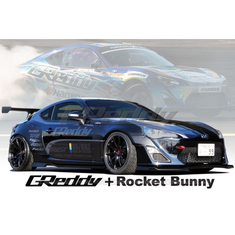 GReddy Full GReddy X Rocket Bunny Wide Body Aero Kit w/ GT Wing | 2013-2016 Scion FR-S (17010224)