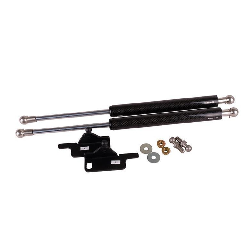 NRG Carbon Fiber Hood Damper Kit | 2003-2008 Nissan 350Z (NRG HD-300CF)