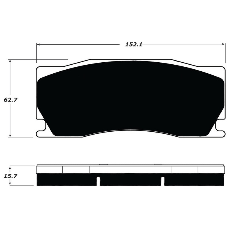 Porterfield Brake Pads for 2011 JAGUAR XKR S w/Alcon Brake Pkg.