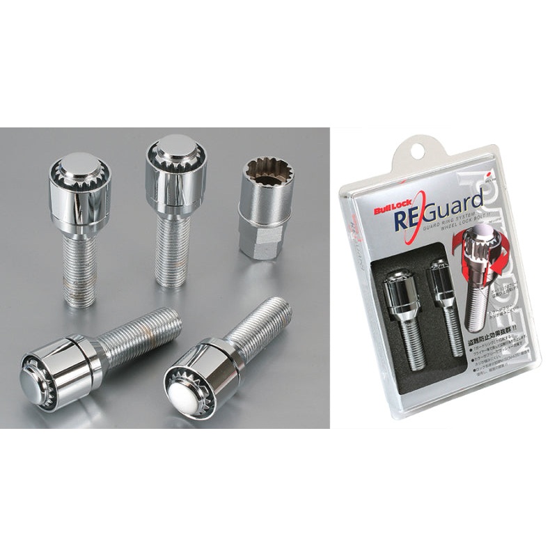 Project Kics 17HEX 60degrees 28MM Chrome Bull Lock Bolt – 14X1.50