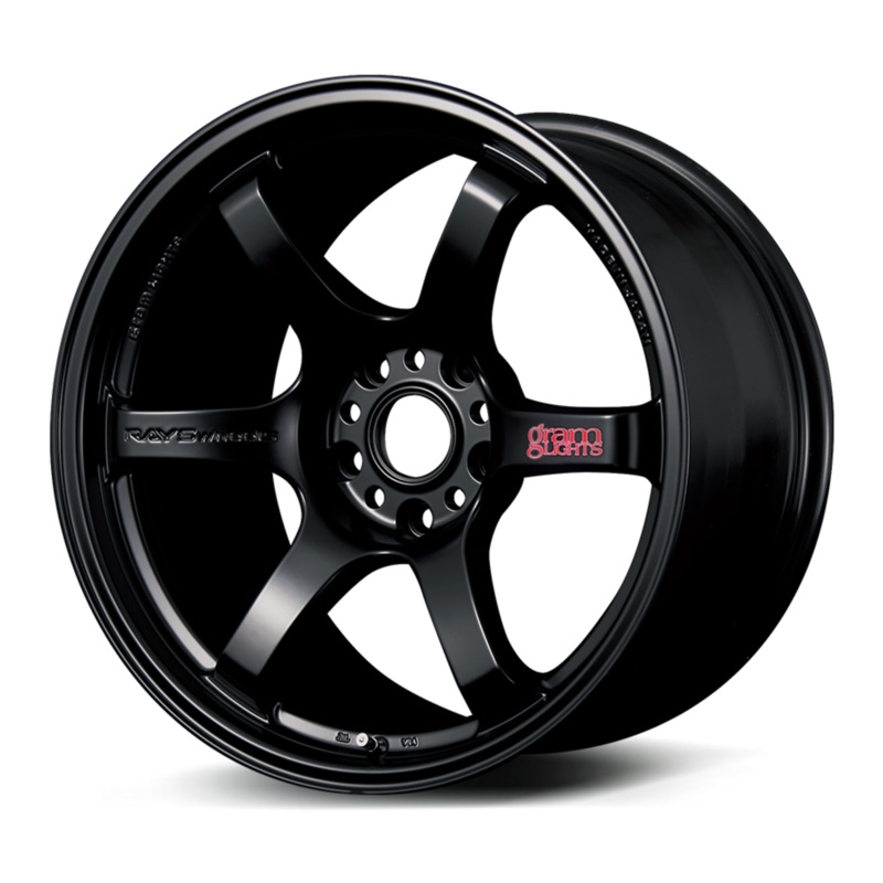 18×9.5 Gram Lights 57DR +37 5-108 SEMI GLOSS BLACK