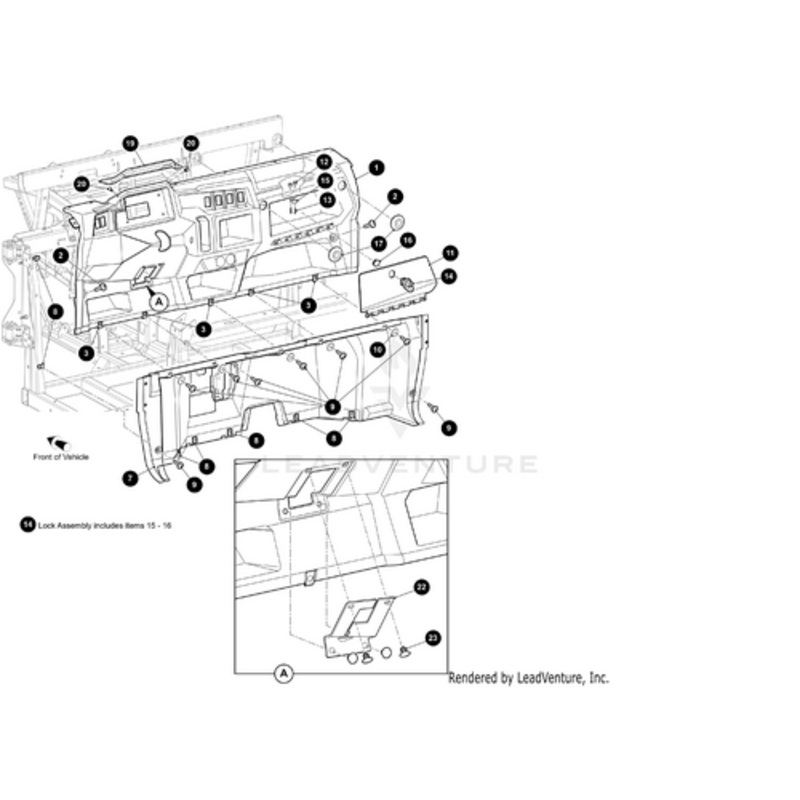 License Plate Closeout Steering Bracket by Arctic Cat