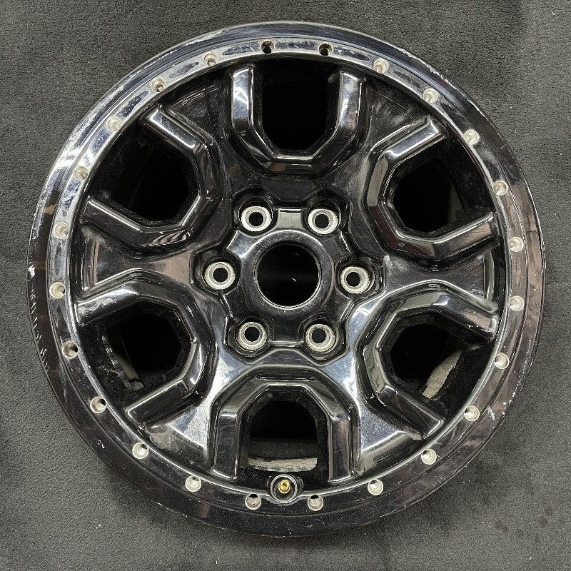 17″ BRONCO 21-22 17×8.5 black outer ring Original OEM Wheel Rim