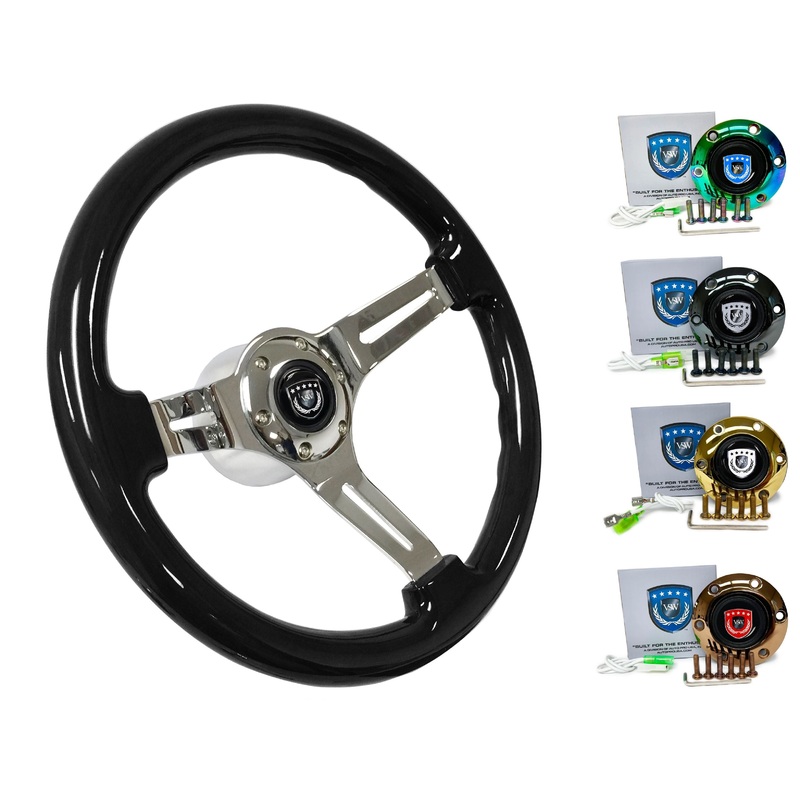 2000-04 Toyota Avalon Steering Wheel Kit | Black Ash Wood | ST3072