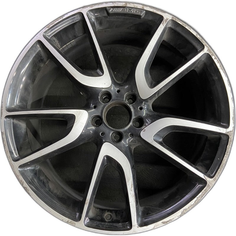 21″ MERCEDES GLC-CLASS 18-19 253 Type GLC43 21×8.5 machined face with black pockets Original OEM Wheel Rim