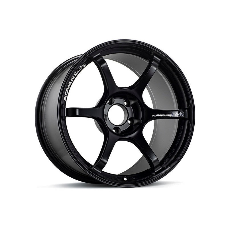 Advan RG-4 18×8.5 +44 5-114.3 Semi Gloss Black Wheel