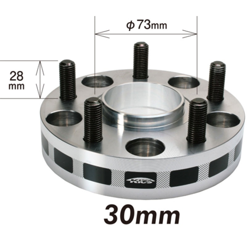 Project Kics 30mm Thick 12×1.25 56mm Hub 5-114.3 Wide Tread Spacers | W5130W356