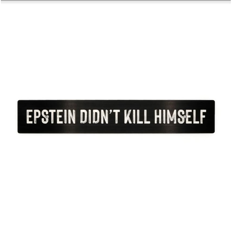 Billetworkz “Epstein” Plate Delete