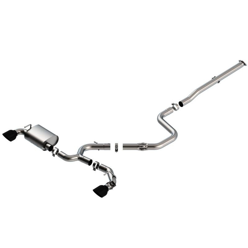 Borla 19-22 Hyundai Veloster N 2.0L I4 MT FWD 2DR 3in ATAK CatBack Exhaust w/ Black Chrome Tips