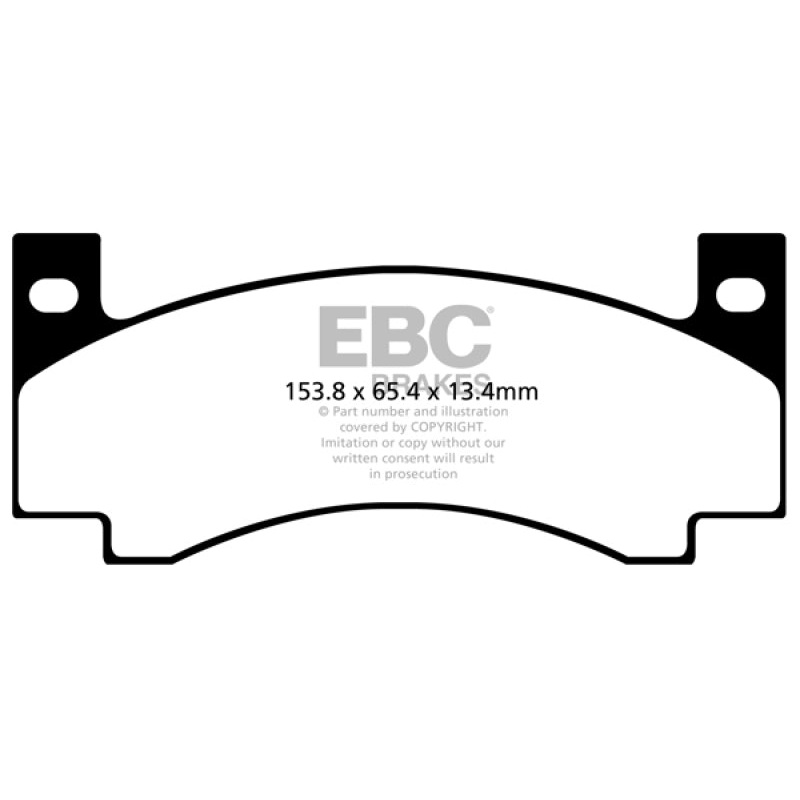 EBC 71-72 Amc Ambassador 4.2 Yellowstuff Front Brake Pads