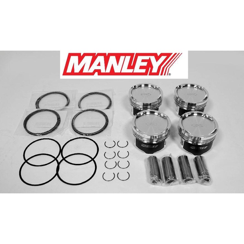 Manley PLATINUM SERIES  Forged Pistons 4G63T 7-bolt Evo 4-9 85.5mm +0.5mm -8 cc 9.5:1 88mm Stroke