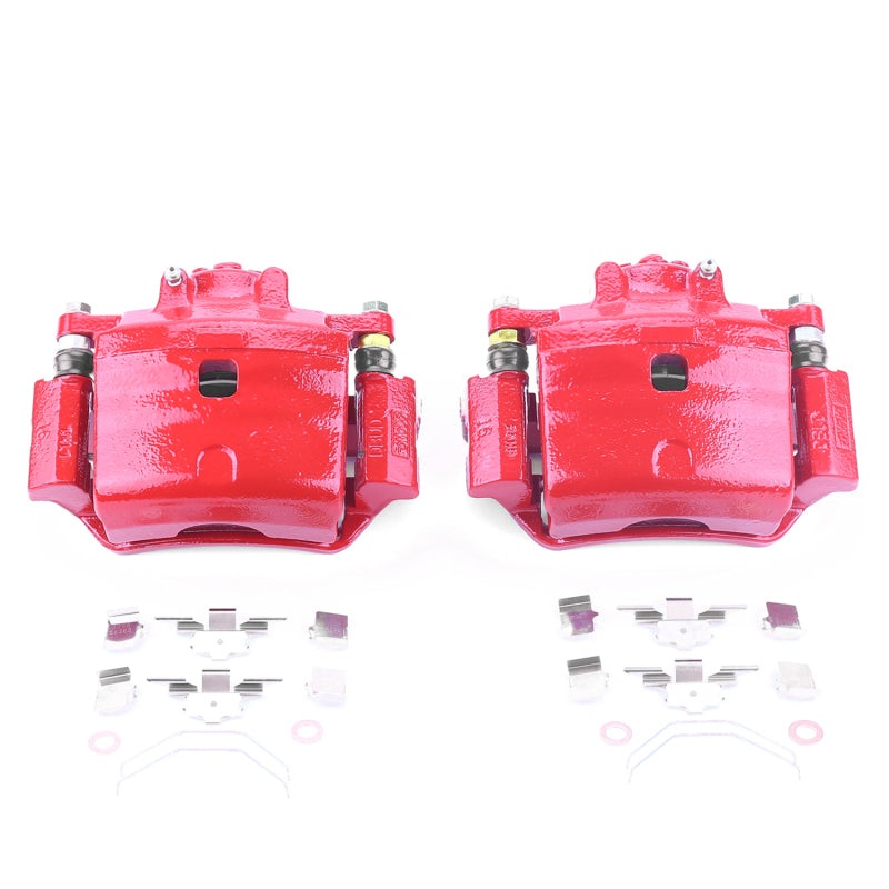 Power Stop 06-12 Ford Fusion Front Red Calipers w/Brackets – Pair
