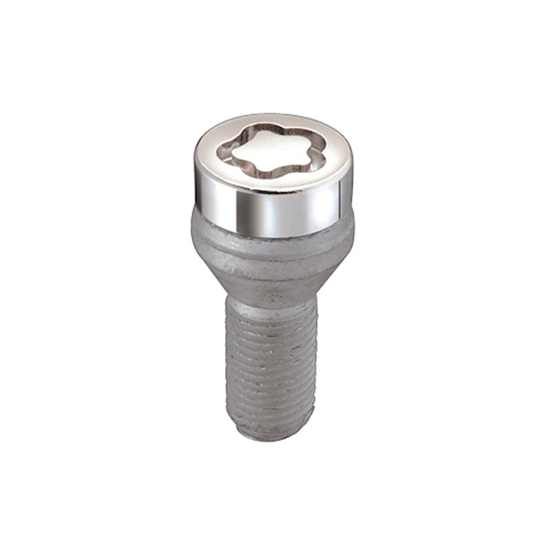 McGard Wheel Lock Bolt Set – 4pk. (Cone Seat) M12X1.25 / 19mm Hex / 25.6mm Shank Length – Chrome