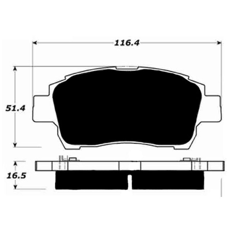 Porterfield Brake Pads for 2007 SCION xA