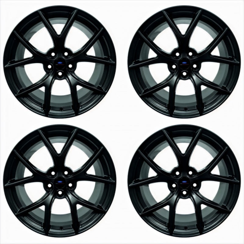 Ford Racing 15-20 Mustang19x10.5in & 19x11in Wheel Kit w/TPMS – Matte Black