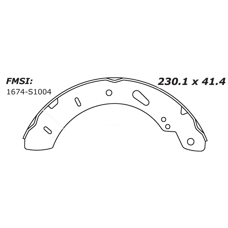 Porterfield Brake Shoes for 2013 FORD FOCUS R/Drum