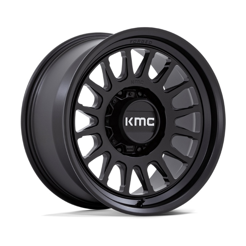 18×9.0 KMC Impact Forged Monoblock KM447 Satin Black