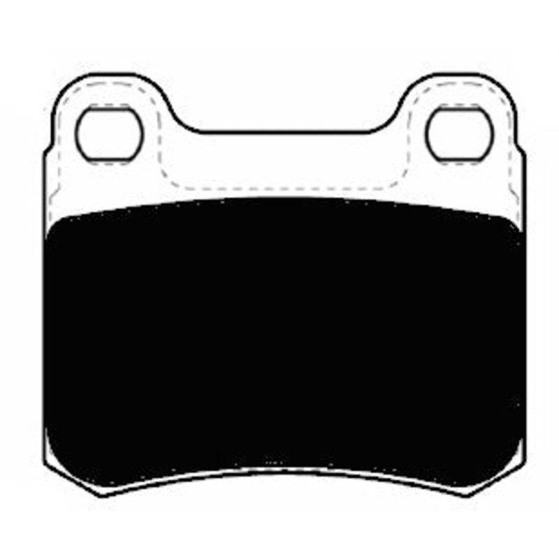 Porterfield Brake Pads for 1987 MERCEDES-BENZ 190E 2.6L w/o ASR