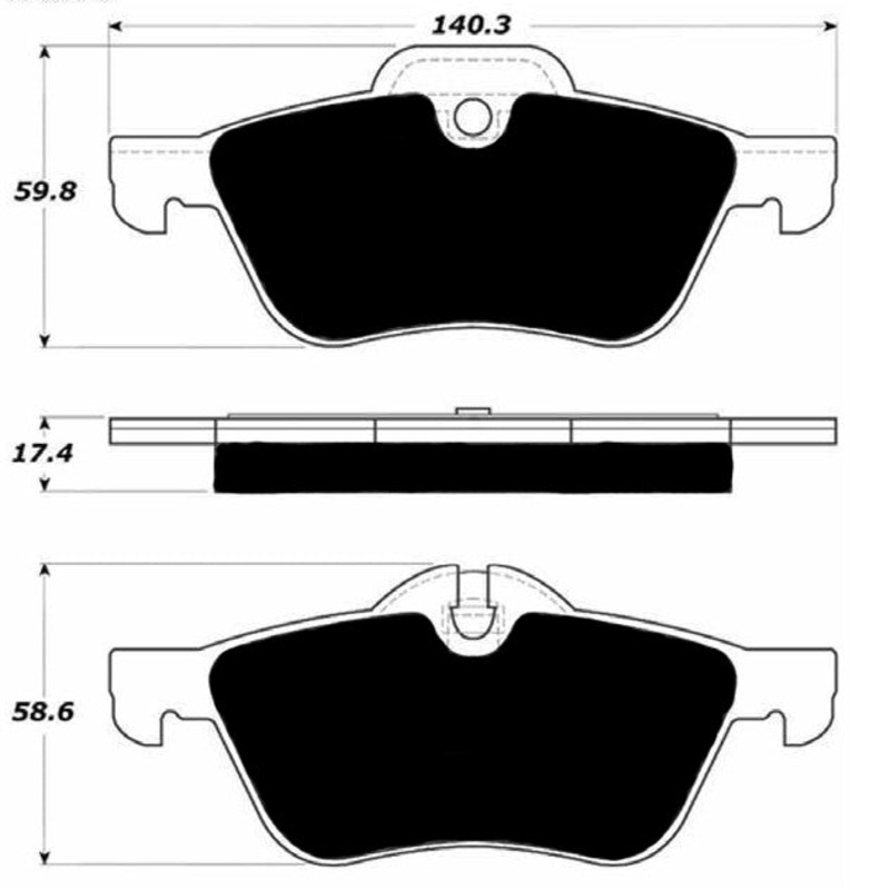 Porterfield Brake Pads for 2008 MINI Convertible