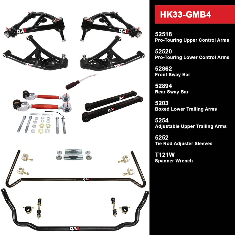 QA1 HK33-GMB4 Level 3 Full Vehicle Handling Kit 78-93 GM B-Body W/O Shocks