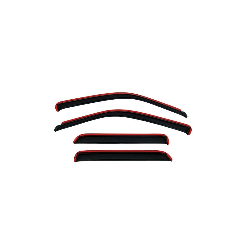 AVS 07-12 Hyundai Santa Fe Ventvisor In-Channel Front & Rear Window Deflectors 4pc – Smoke